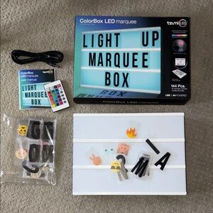 Tzumi ColorBox LED Marquee Box